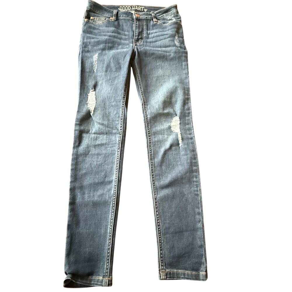Good Hart‎ by Matilda Jane Women Somerset Skinny Jeans Size 6 Blue Distressed